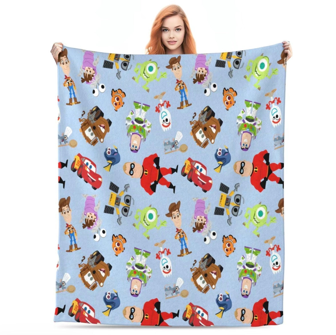 Disney & Pixar Character Blanket – Ultra Soft Cozy Throw