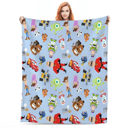 Disney & Pixar Character Blanket – Ultra Soft Cozy Throw