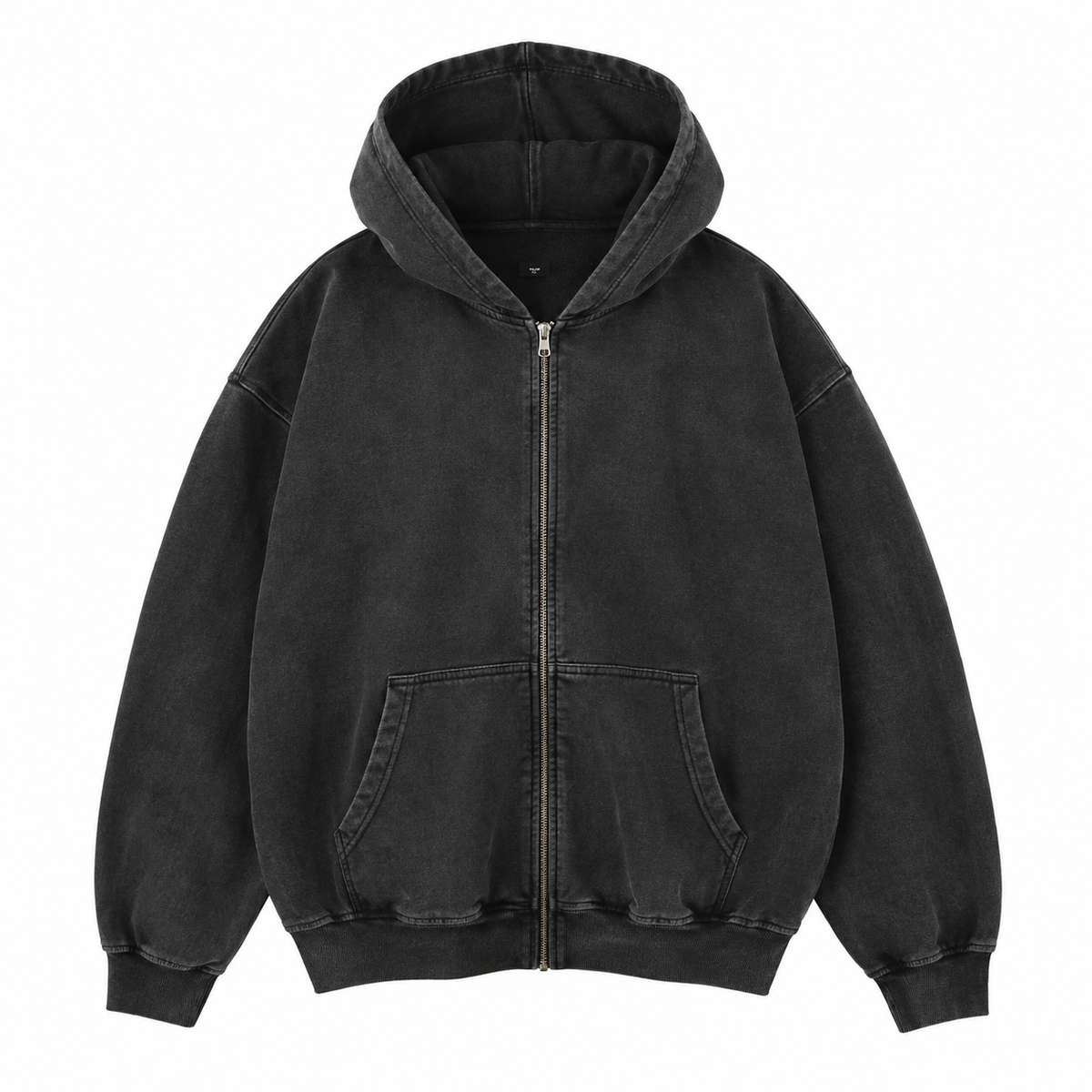Black zip hoodie