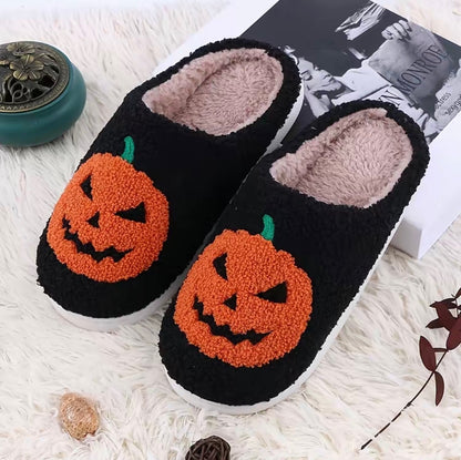 Halloween Pumpkin Slippers