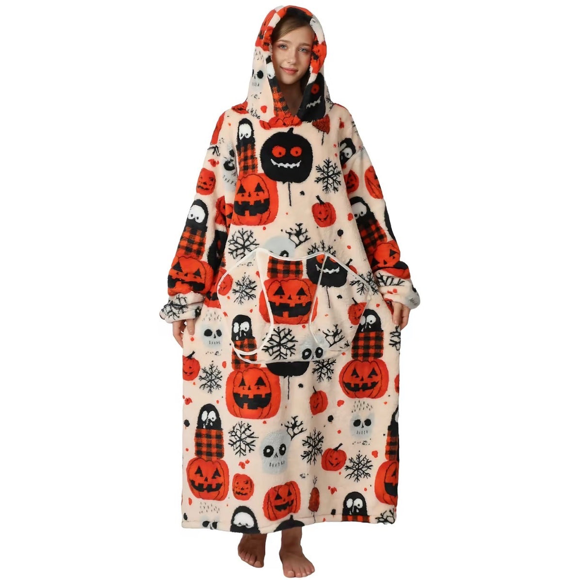 Halloween Oversized Blanket Hoodie