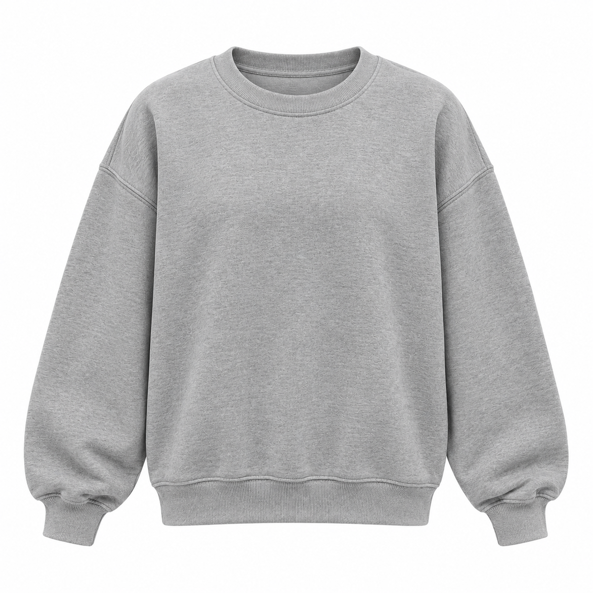Grey crewneck sweatshirt