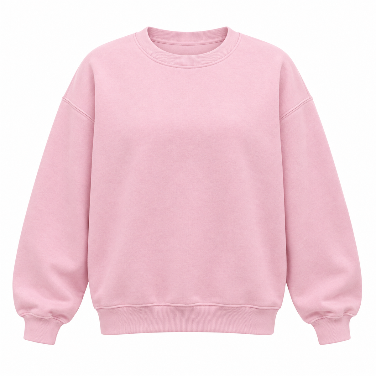 Pink crewneck sweatshirt