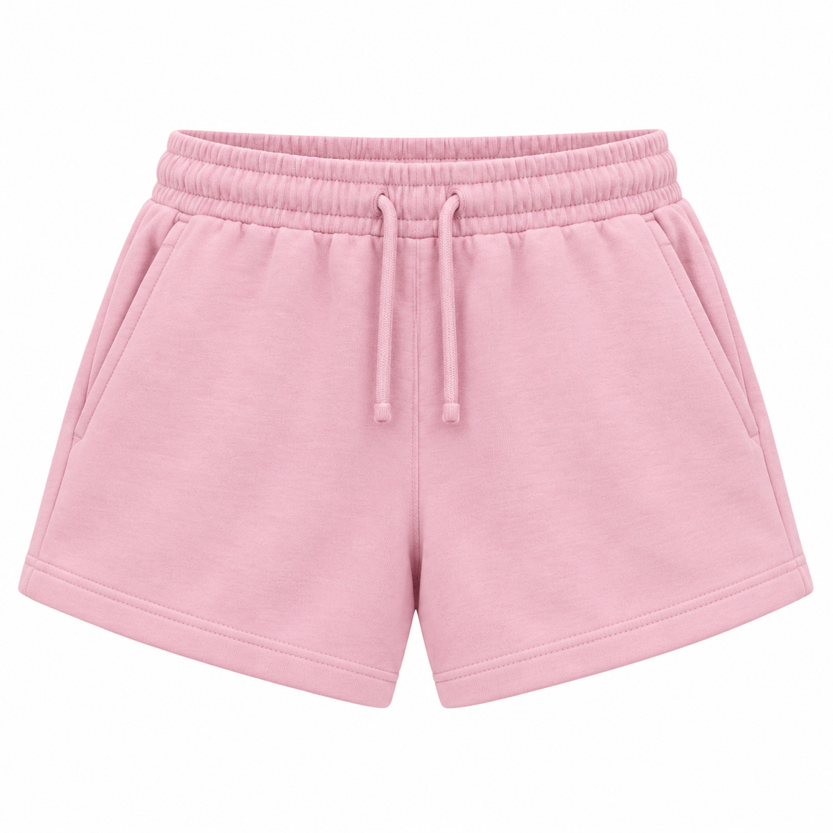 Pink sweat shorts