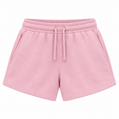 Pink sweat shorts