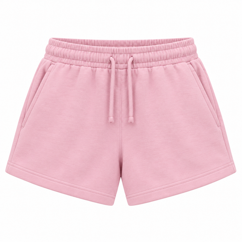 Pink sweat shorts