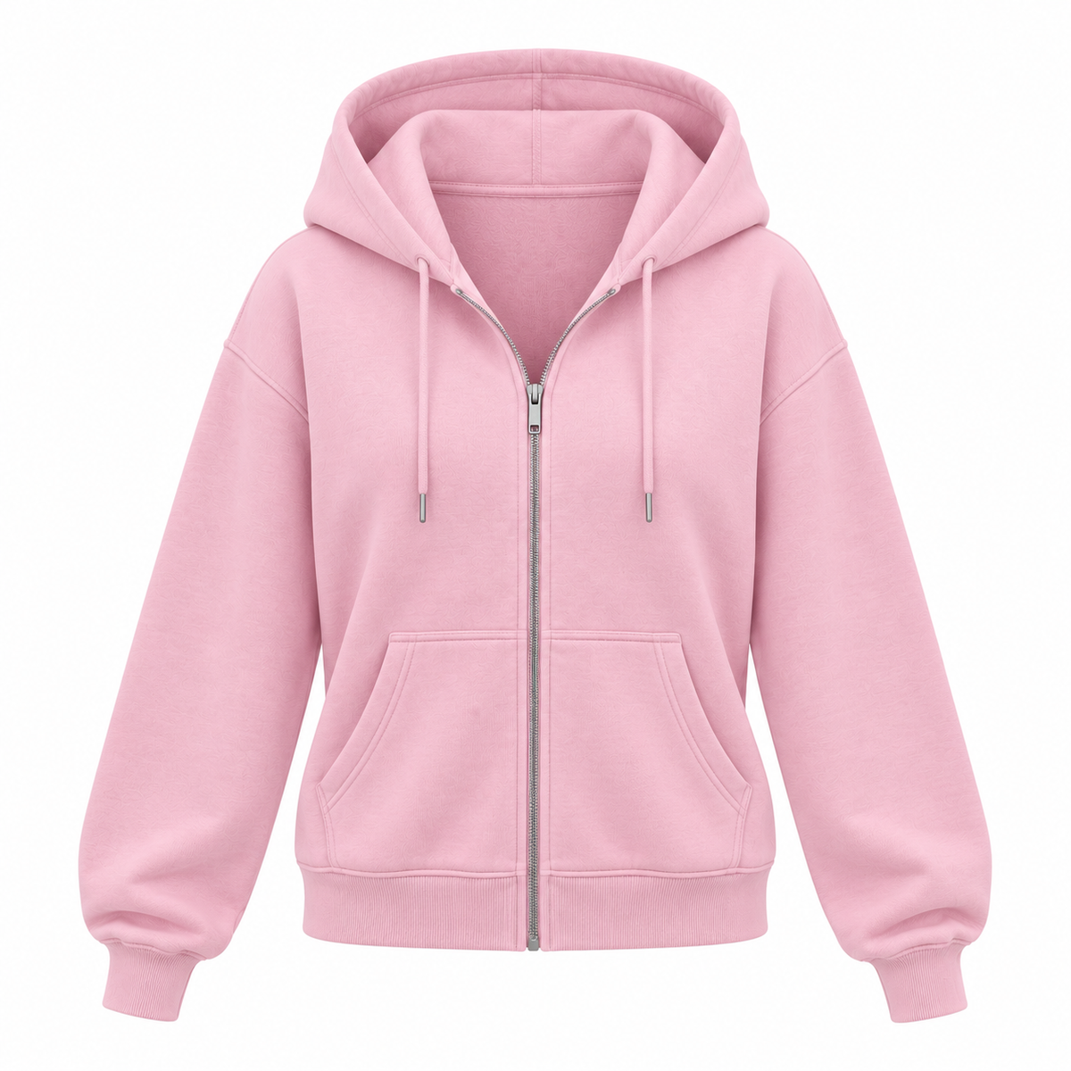 Pink zip hoodie